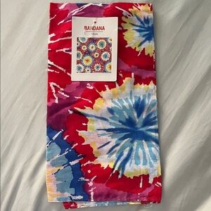 Tie-Dye bandana multiple uses